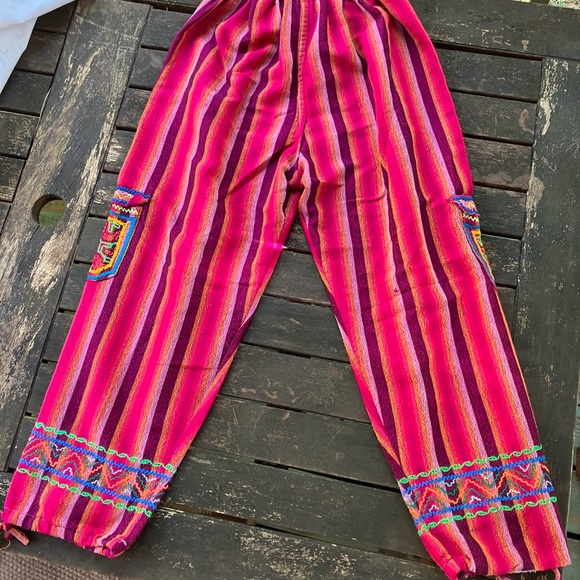Icaros shipibo embroidered pants and shirt - Picture 2 of 13